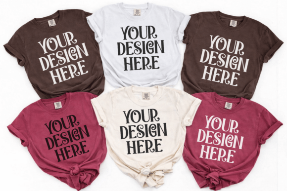 Download Comfort Colors C1717 Group Mockup - Premium Resources